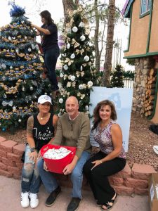 Aegis Learning Cares Tim Schneider, Polly Walker and Linda Florence